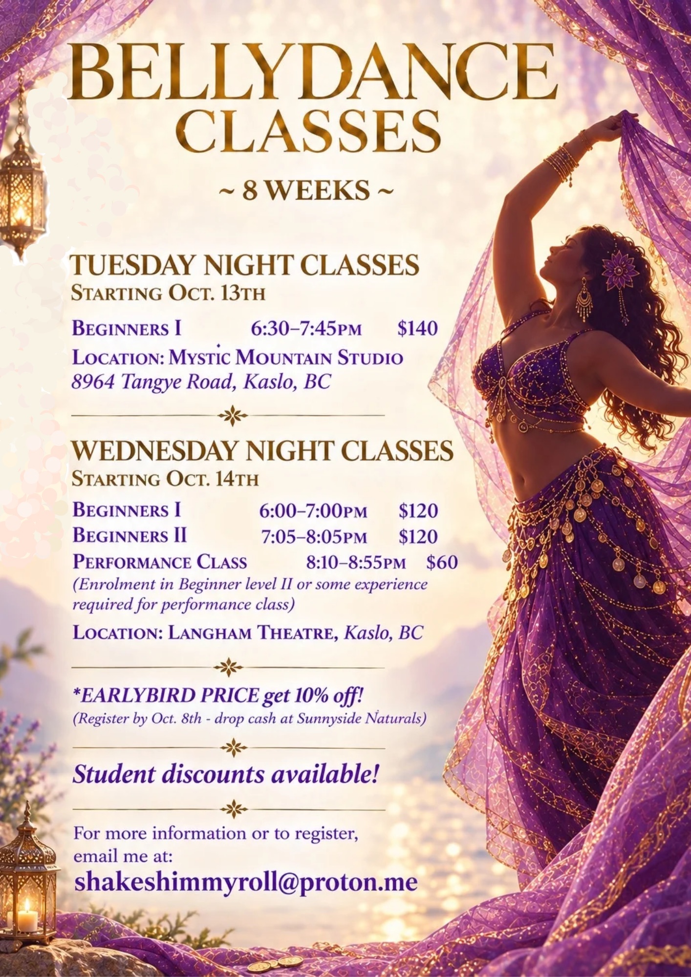 Classical Egyptian Bellydance Classes